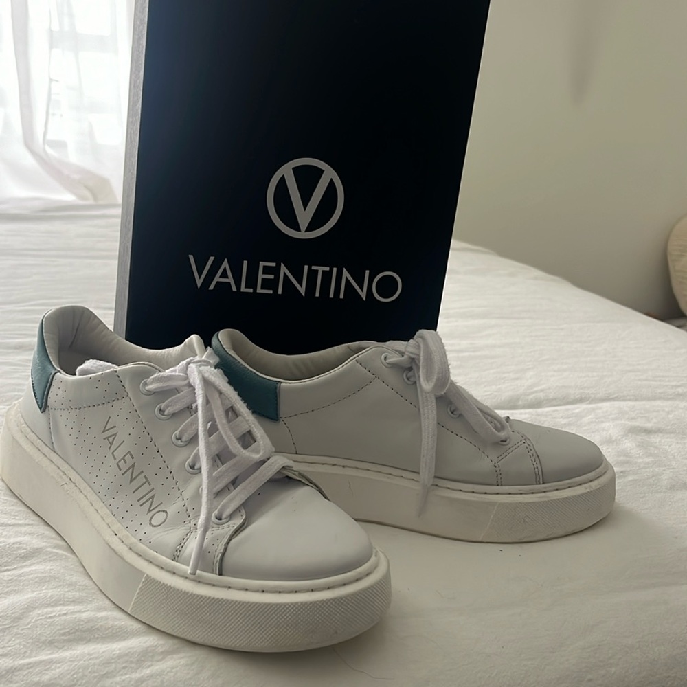 White Mario Valentino sneakers